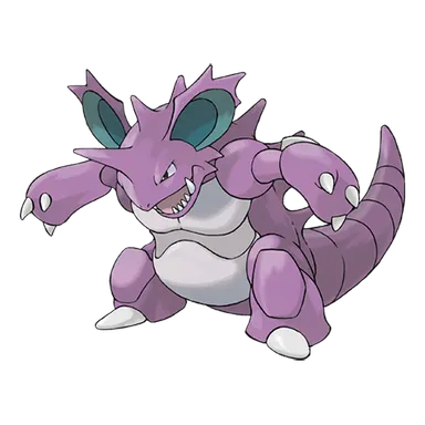 official artwork of nidoking